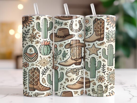 Boho Western Cowboy Tumbler Wrap Review