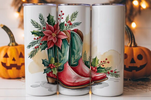 Christmas Cowboy Boots Tumbler Wrap Review for Real Projects