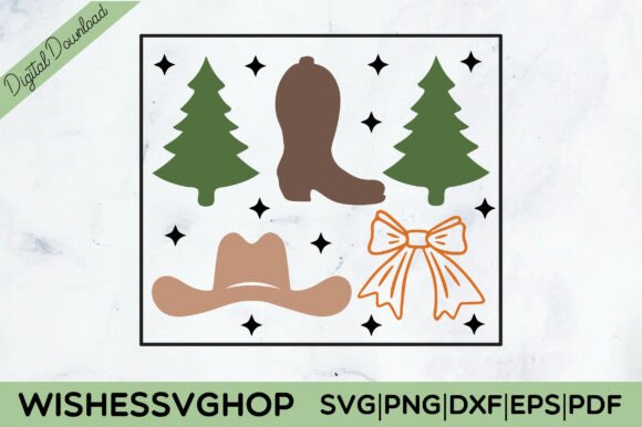 Coquette Western Christmas Tree PNG: A Designer's Real-World Take
