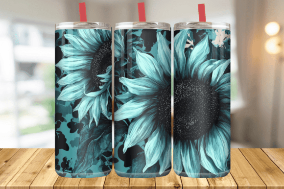 Cowhide Western Sunflower Tumbler Wrap Review