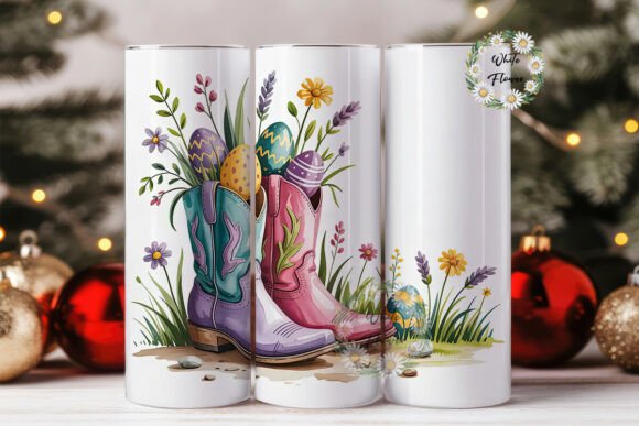 Easter Cowboy Boots Tumbler Wrap Review: A Designer’s Perspective