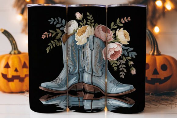 Rustic Cowboy Boots Floral Tumbler Wrap Review