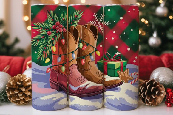 Rustic Cowboy Christmas Tumbler Wrap Review for Real Projects