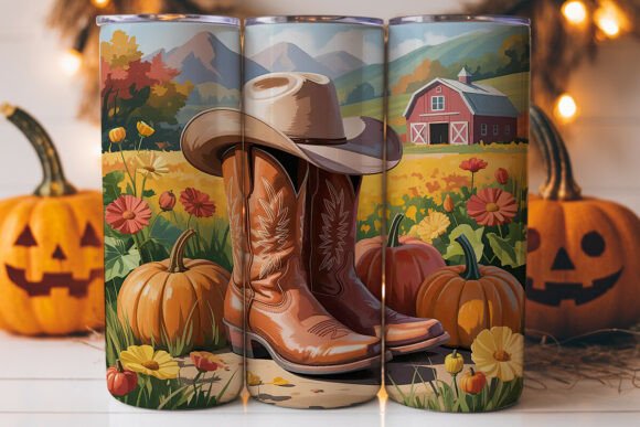 Rustic Fall Cowboy Boots Embroidery Design Review